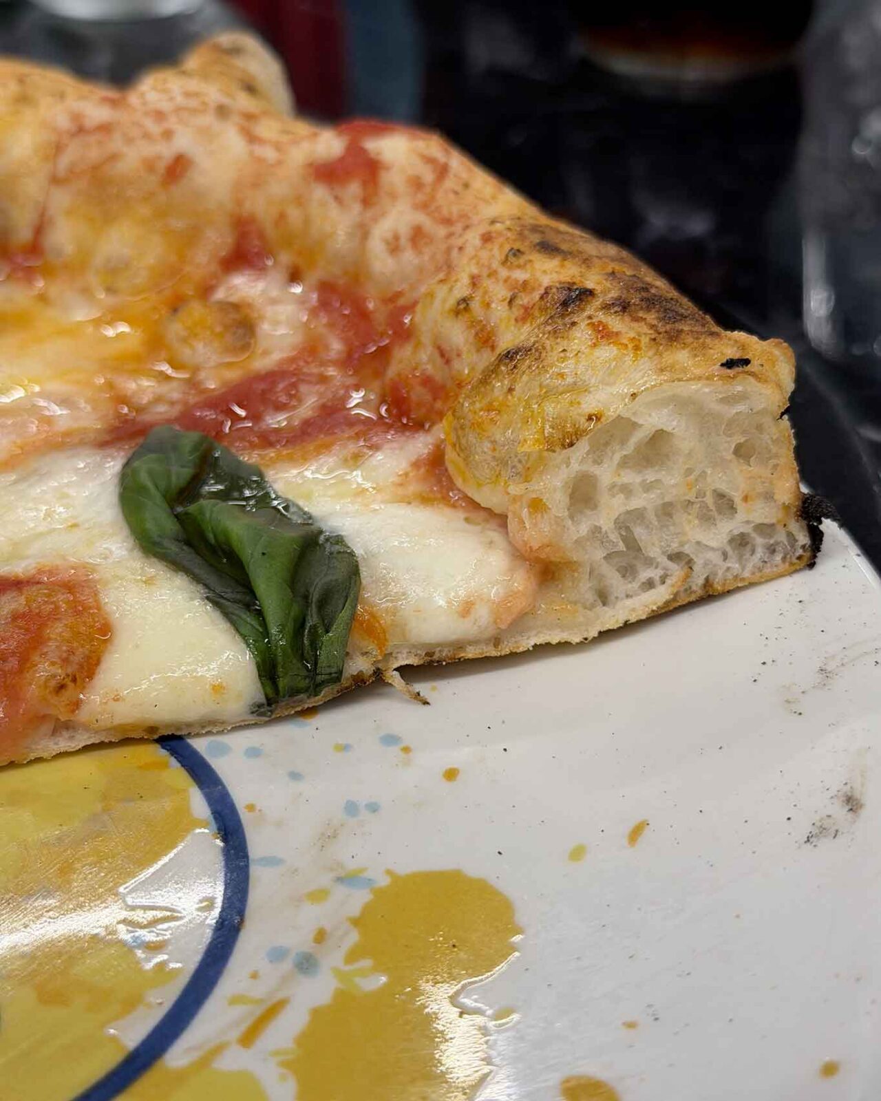 il cornicione della pizza margherita della pizzeria I Fontana a Somma Vesuviana per il Campionato 2026