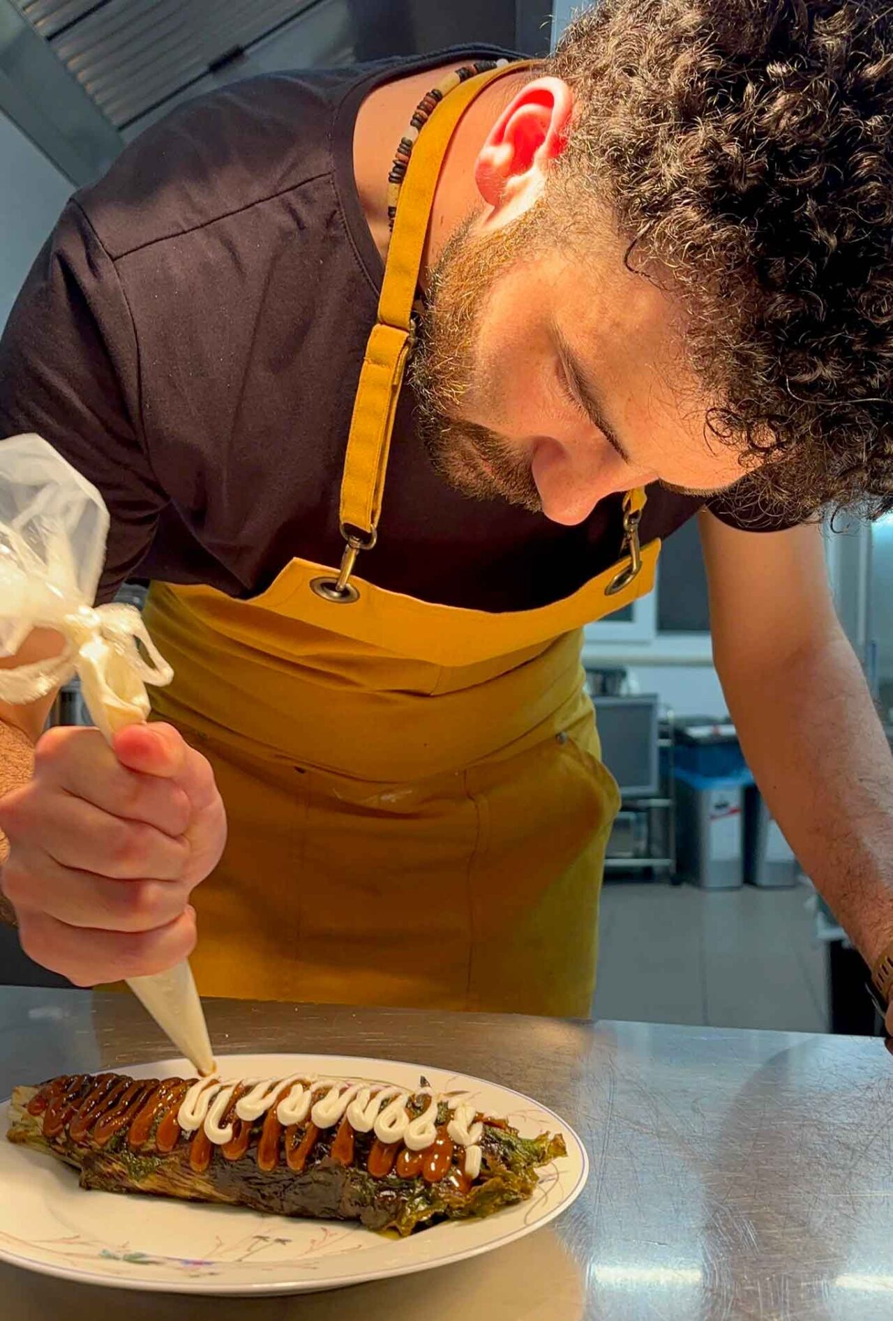 lo chef del ristorante Avus a Marino