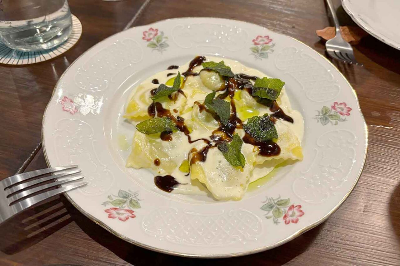la pasta e patate del ristorante Avus a Marino