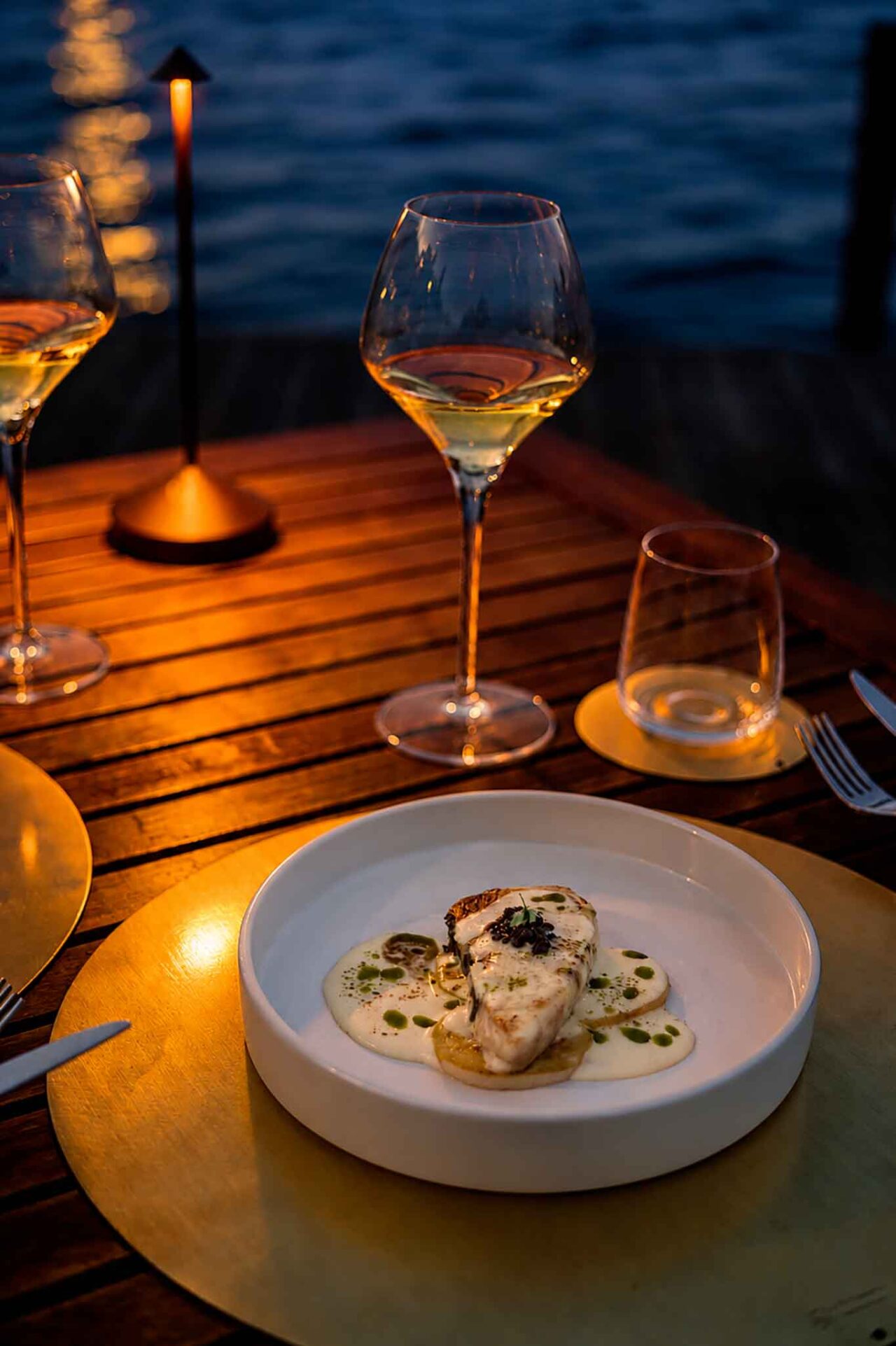 il pesce di lenza del ristorante Fluctus del Giardino Eden a Ischia