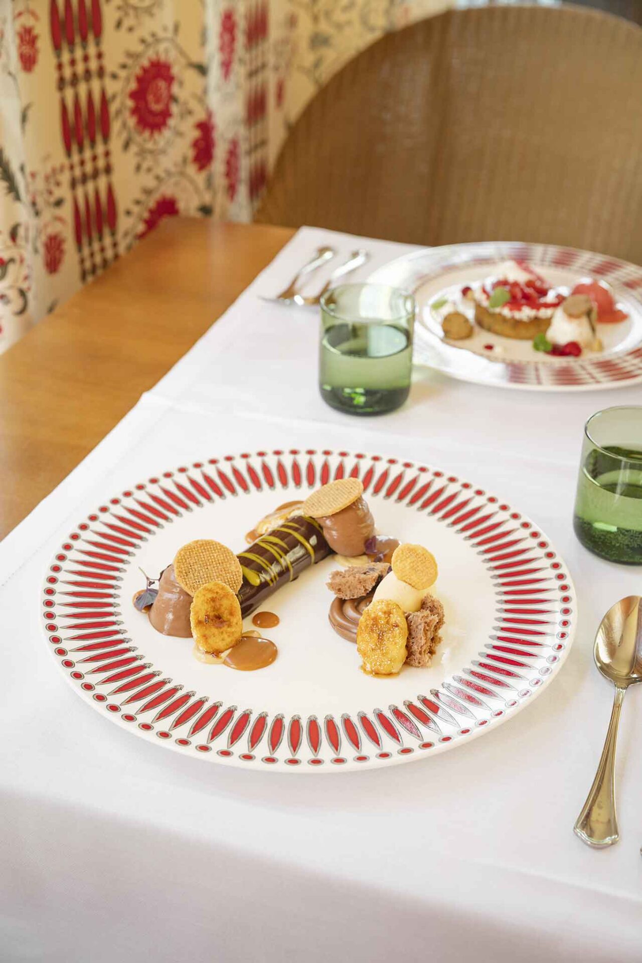 il dolce Tu vuò fà l'americano del ristorante La Torre dell'Hotel Mezzatorre a Ischia