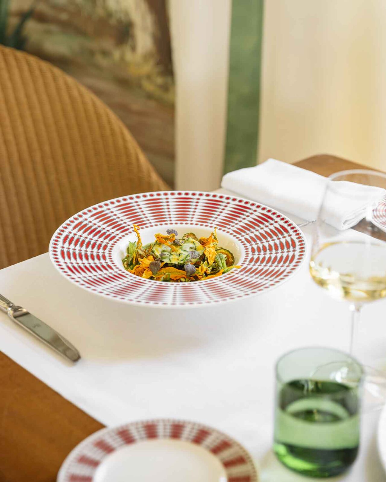 zucchini alla scapece del ristorante La Torre dell'Hotel Mezzatorre a Ischia