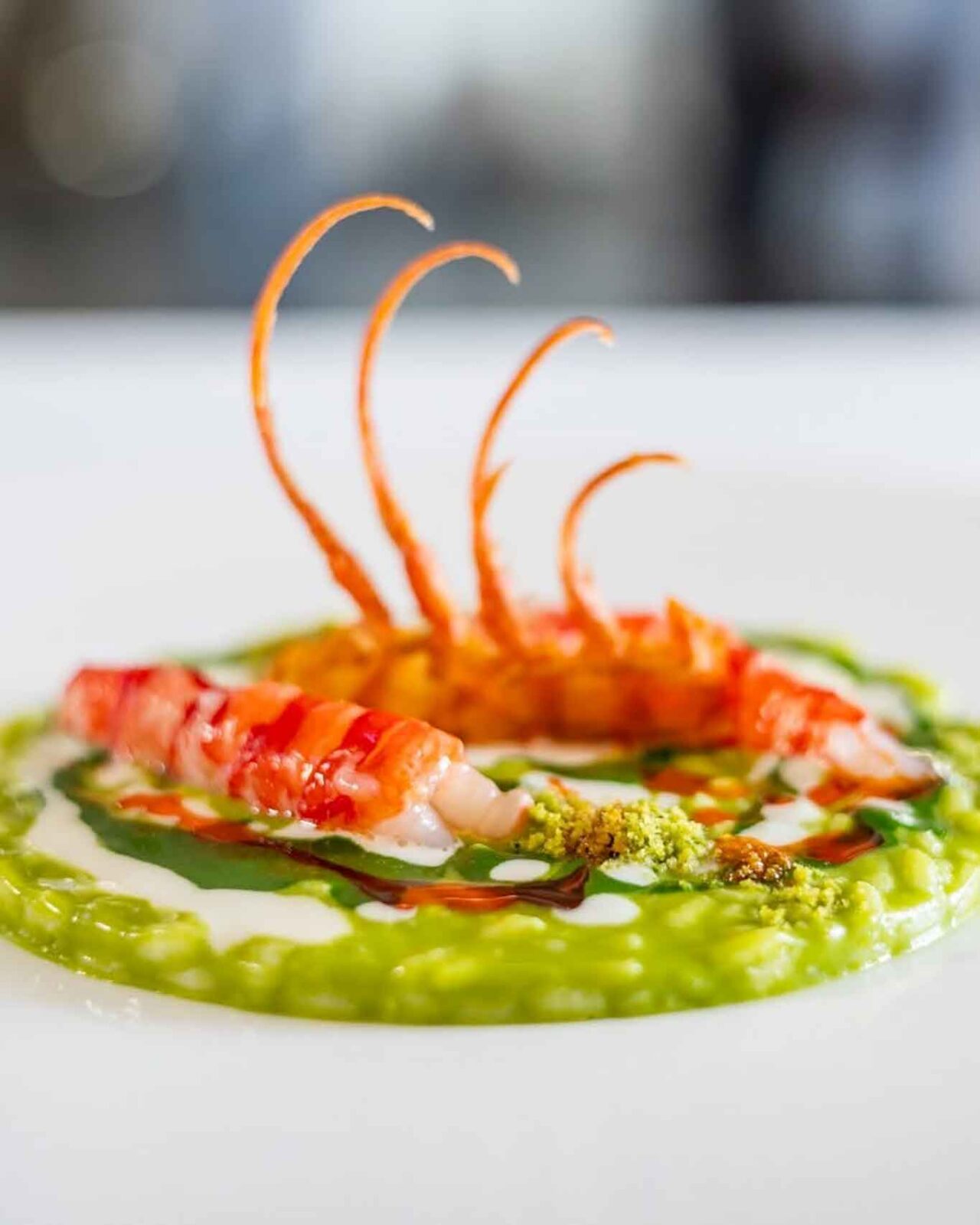 il risotto del ristorante di pesce Lampare al Fortino a Trani