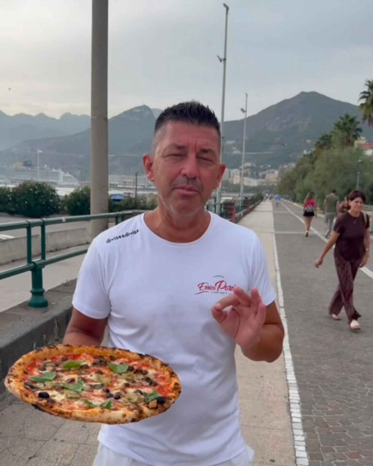 Errico Porzio fa imbestialire Salerno per la Capricciosa con würstel e ora la vende a 1 €