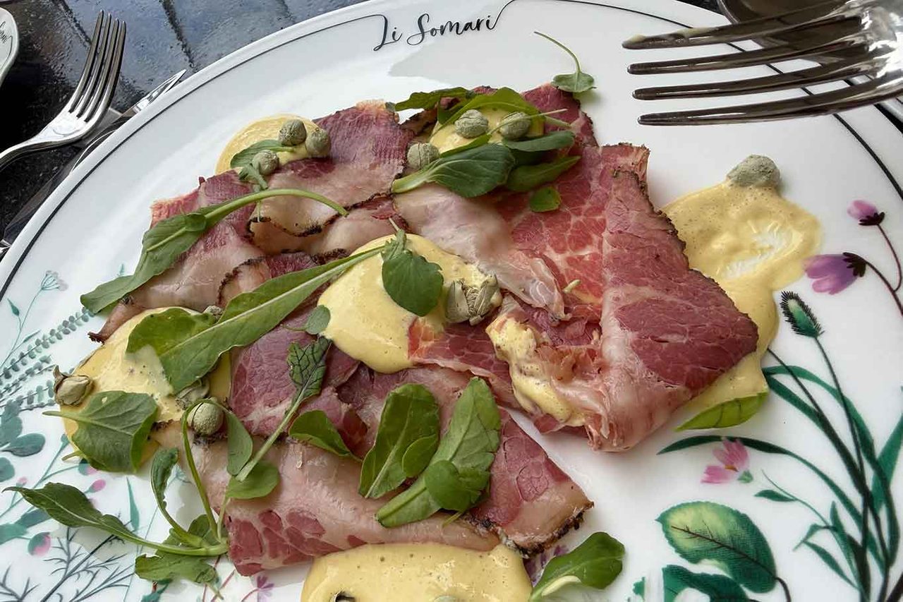 il pastrami di Donkey's trattoria fine a Roma