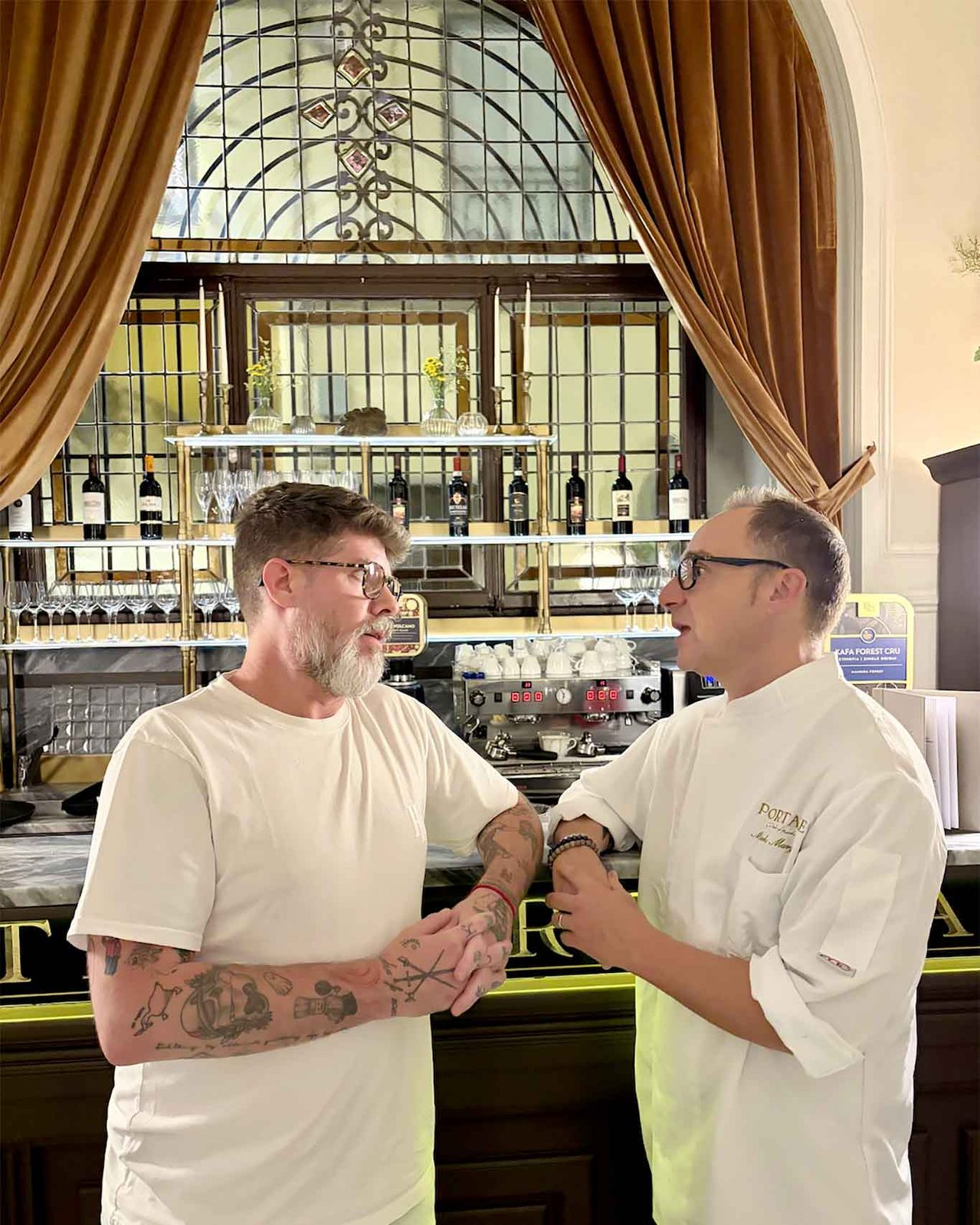 gli chef del ristorante Portale a Firenze