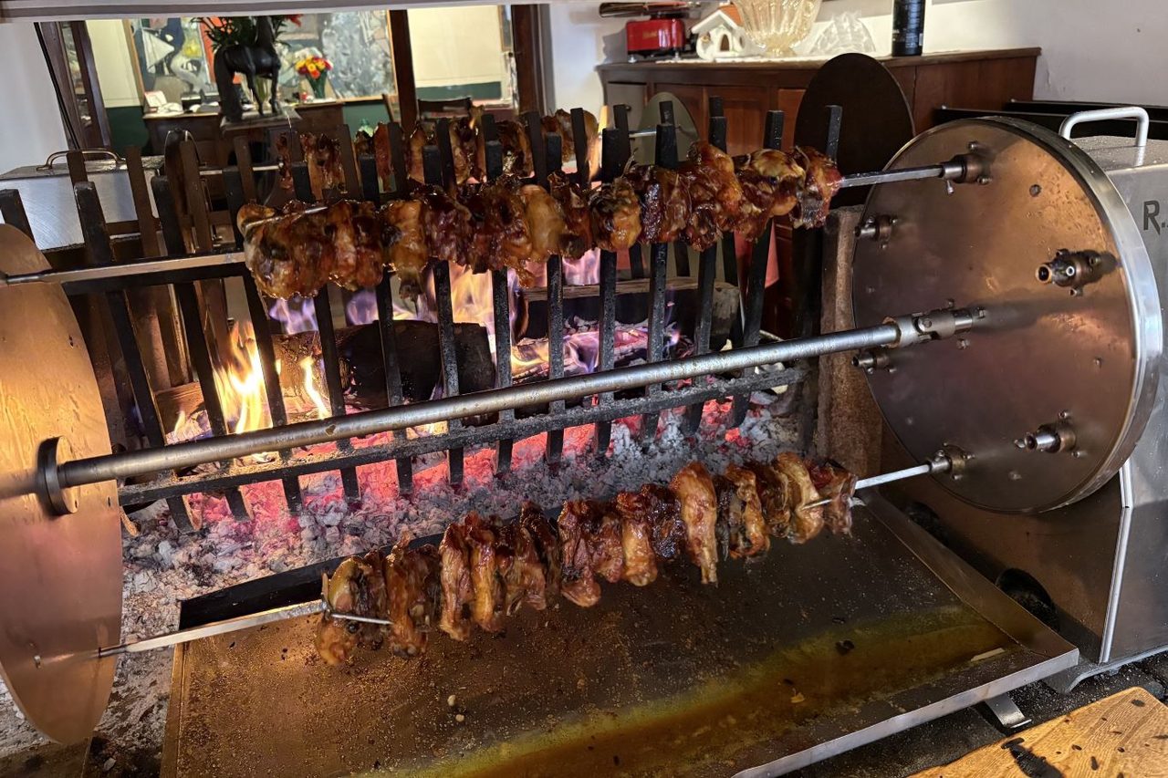 Solighetto Antica Osteria Brandolini cottura spiedo 3 carni