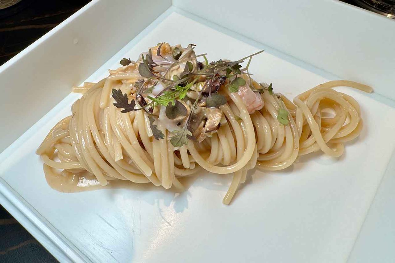 l'insalata di pasta del ristorante Alessandro Feo a Marina di Casal Velino