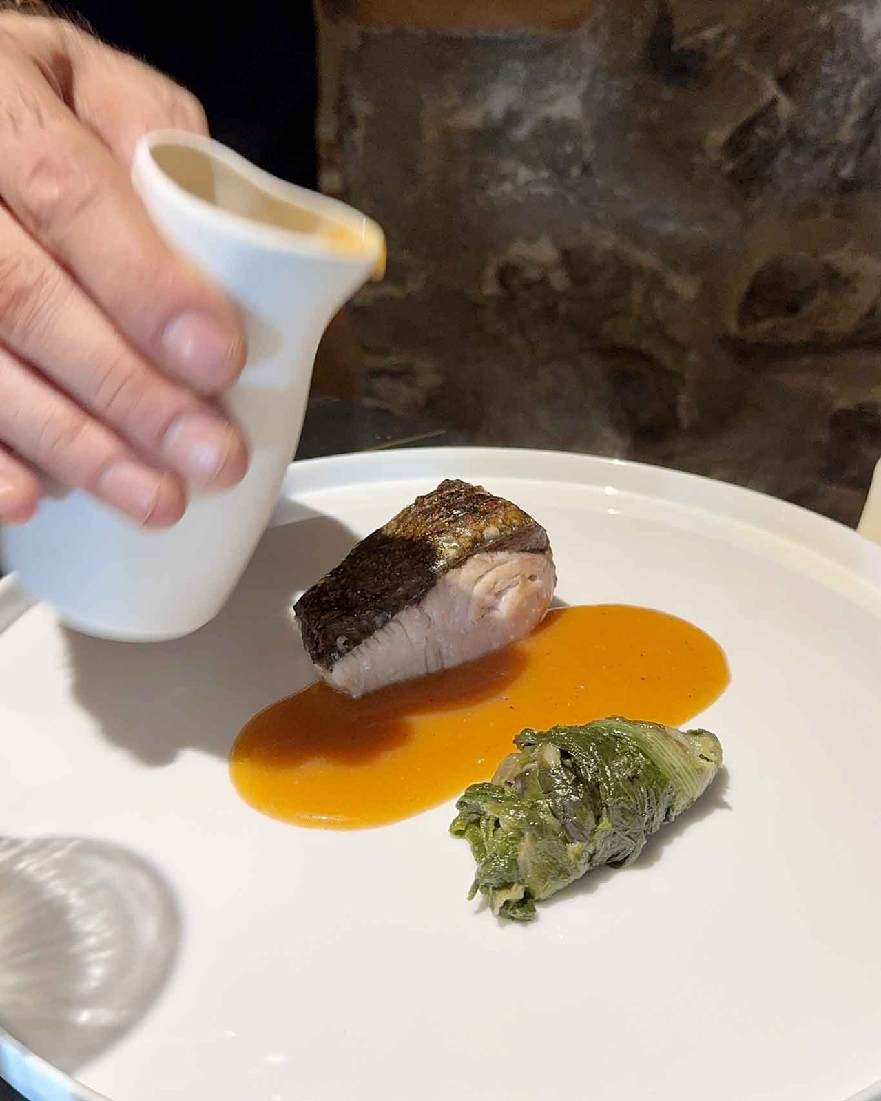 la ricciola del ristorante Alessandro Feo a Marina di Casal Velino
