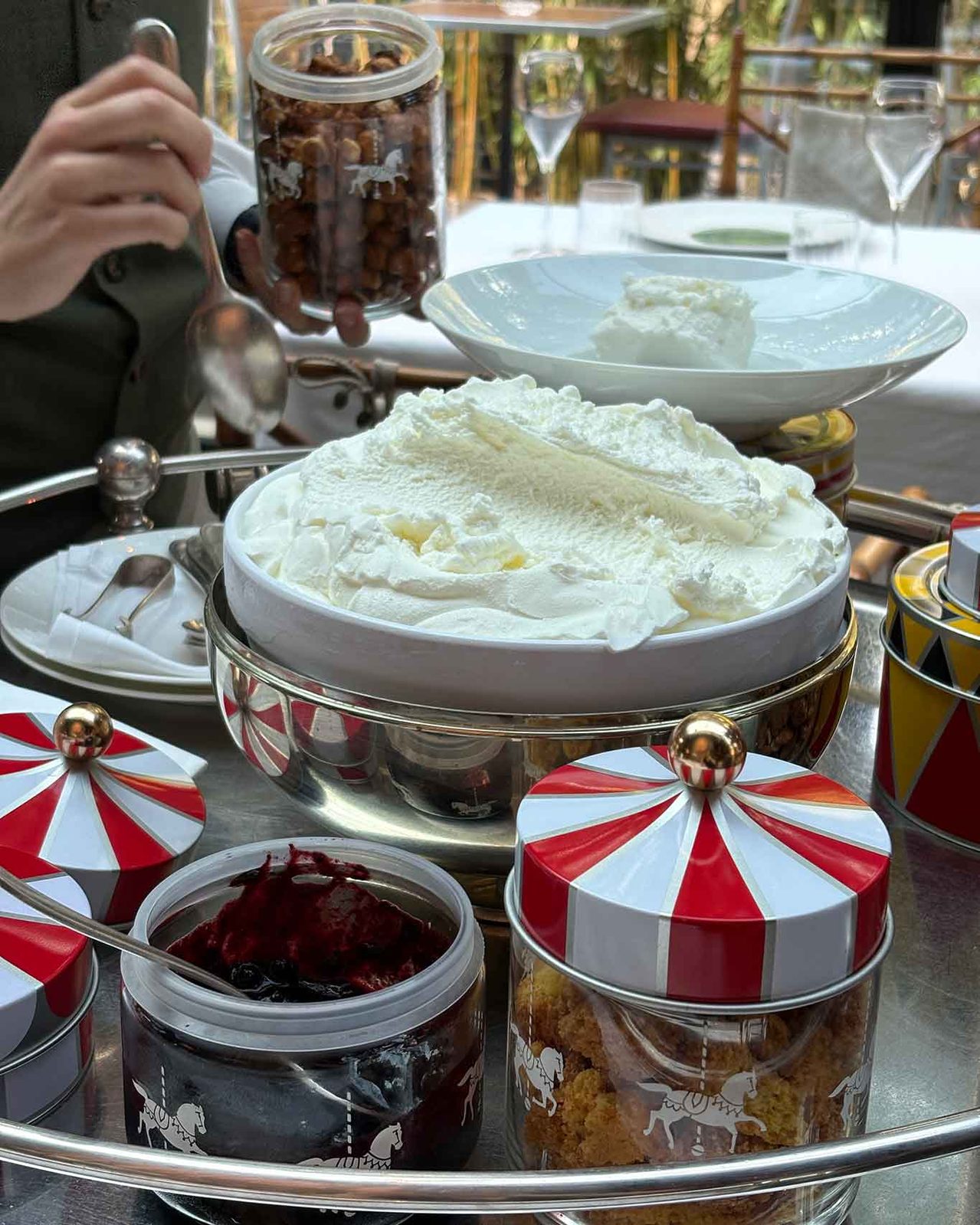 il gelato al fiordilatte del ristorante Derby Grill a Monza