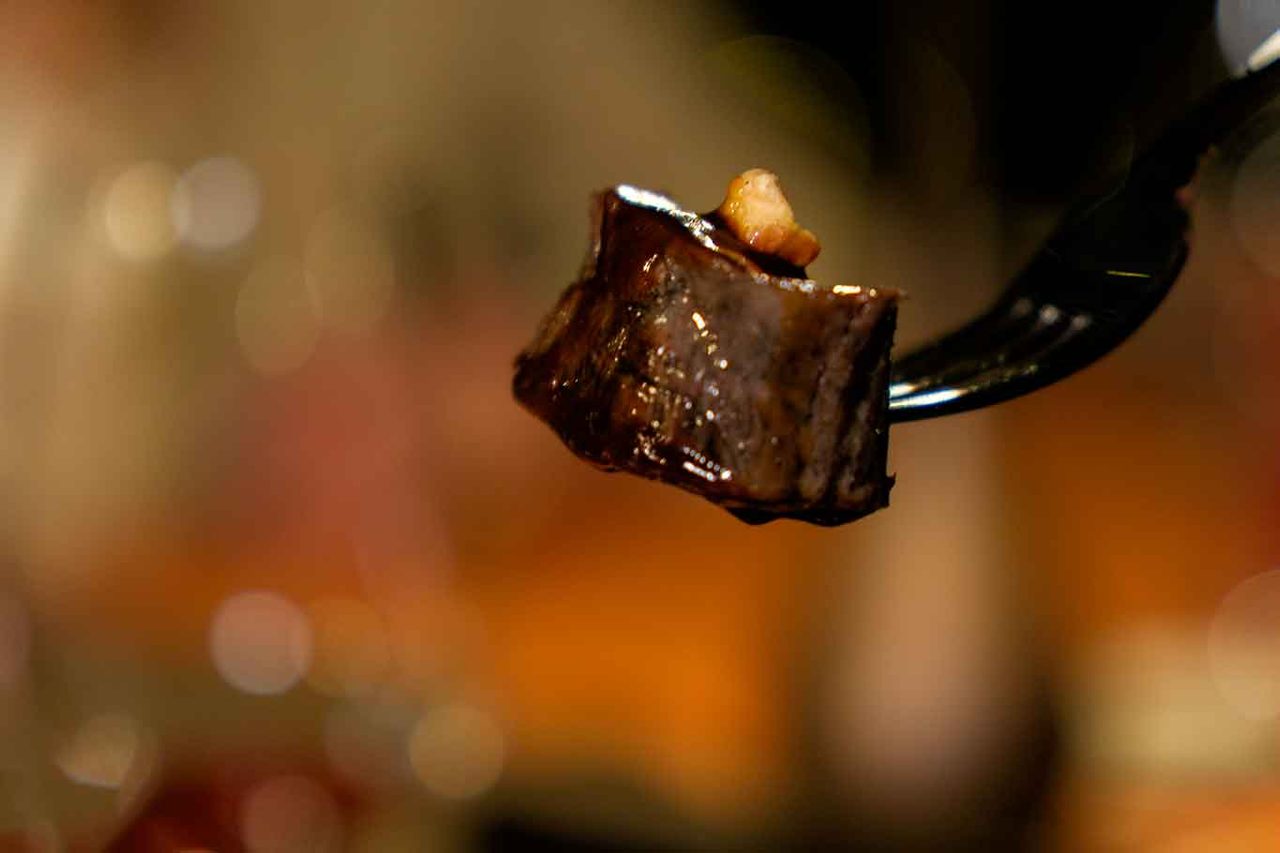 il cervo del ristorante Incipit a Pistoia