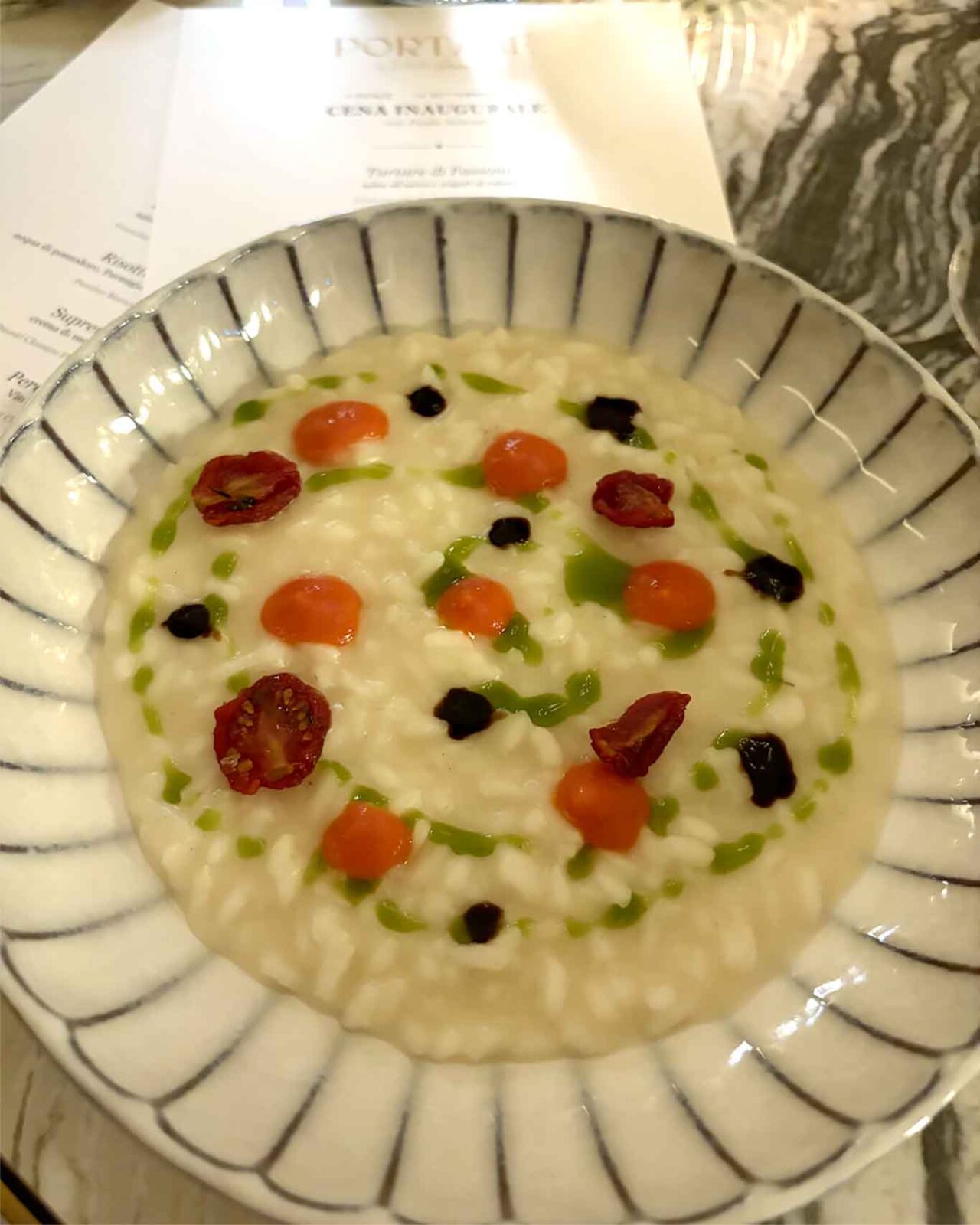 il risotto del ristorante Portale a Firenze