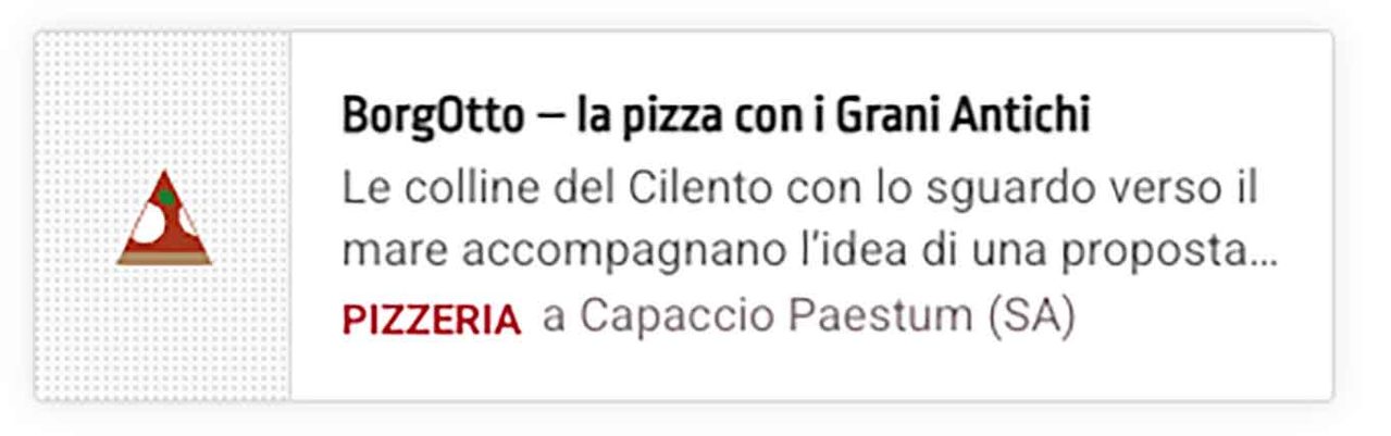 spoiler Guida Pizzerie Gambero Rosso 2027: Borgotto