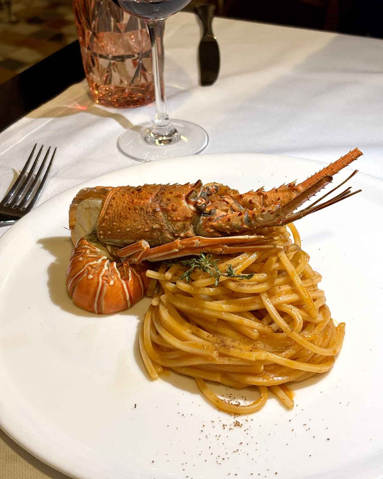 gli spaghetti con l'aragosta di Classico Trattoria & Cocktail a Milano