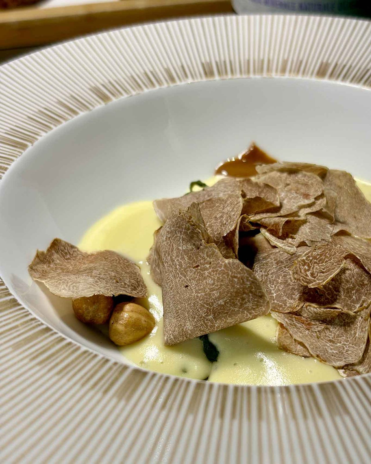 l'antipasto con il tartufo di Gianluca Gorini