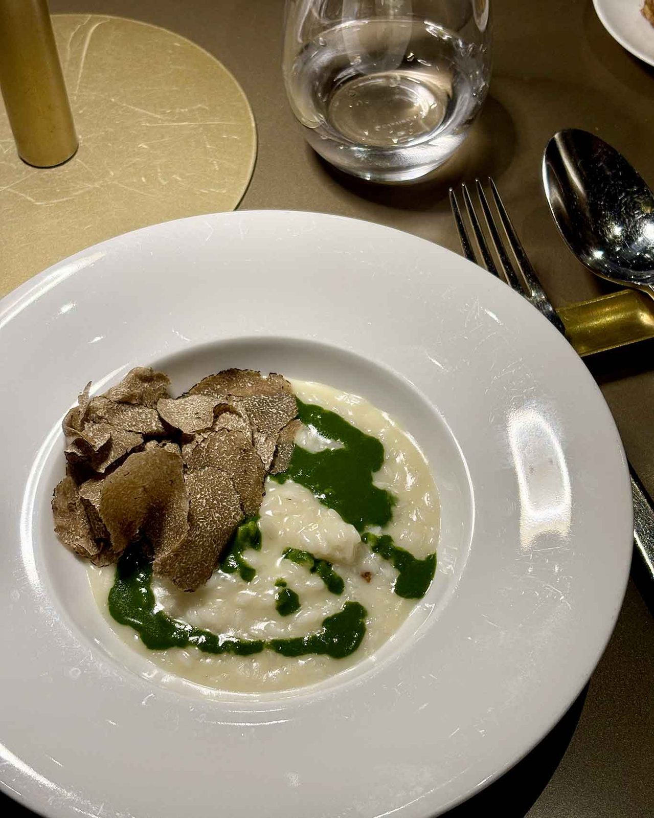 il risotto con il tartufo di Gianluca Gorini