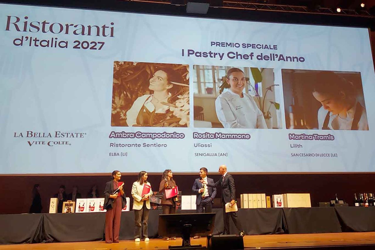 Guida Gambero Rosso 2027 Ristoranti 3 pastry chef donna