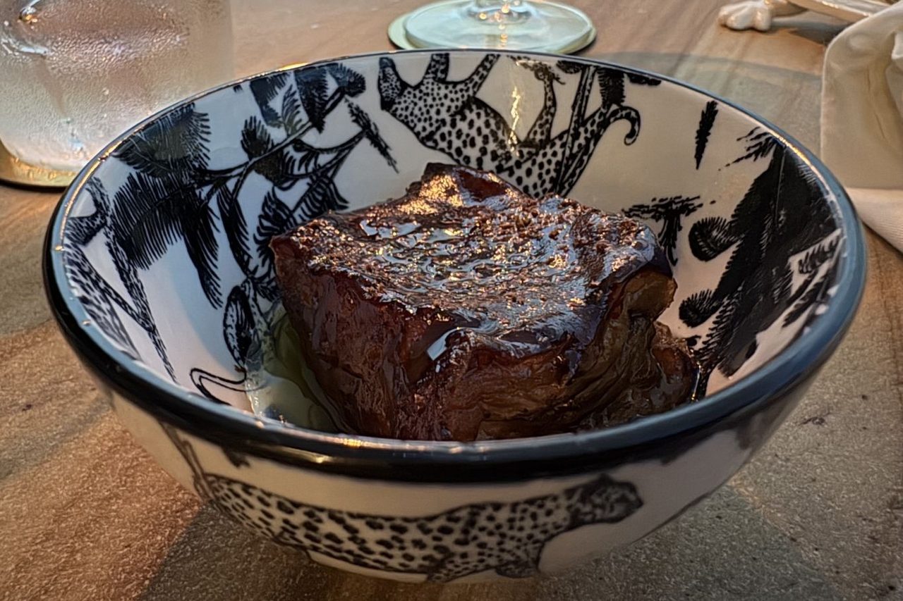 melanzana fondente del ristorante Imaginarium a Torino
