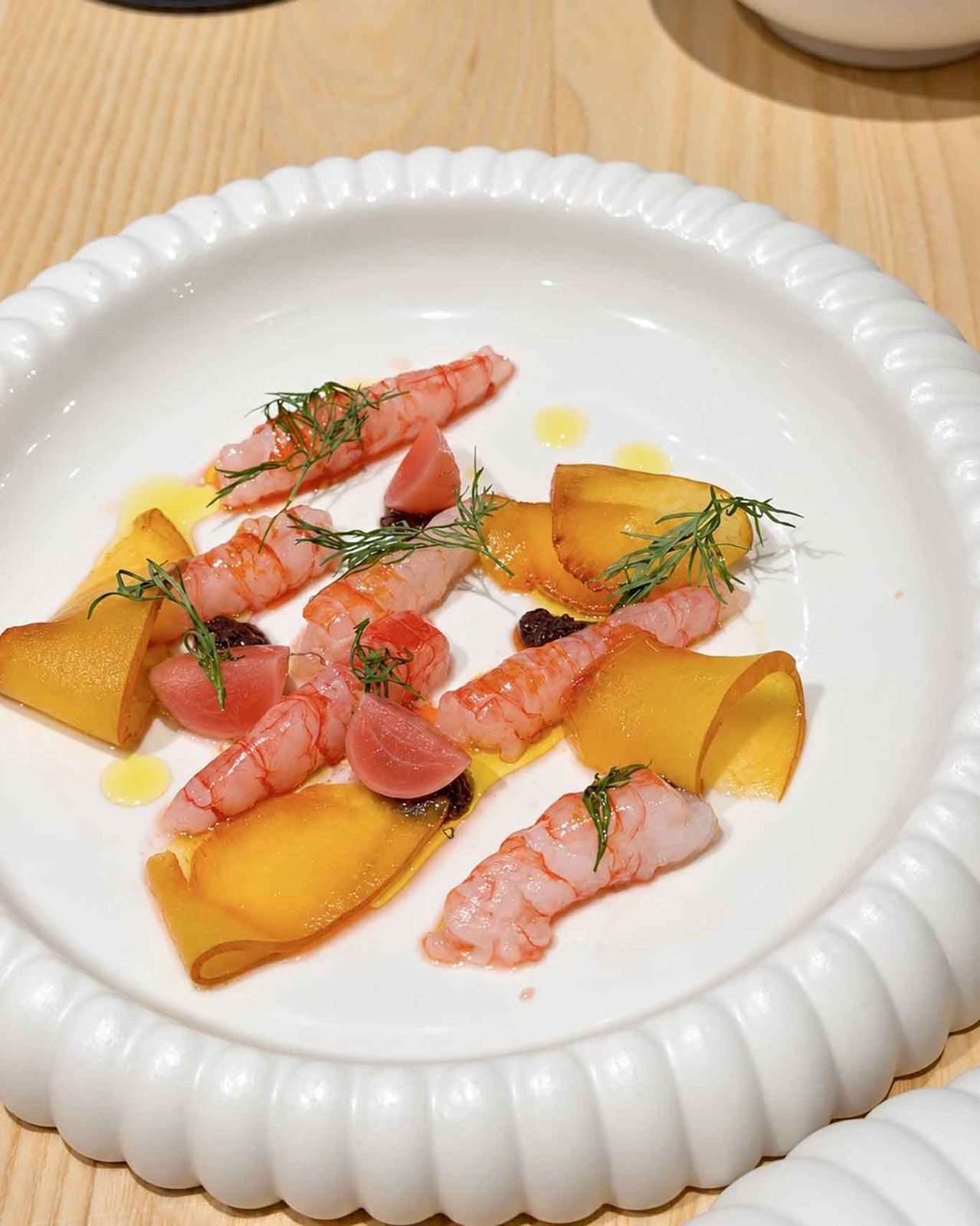 i gamberi del ristorante tapas bar Joca a Napoli