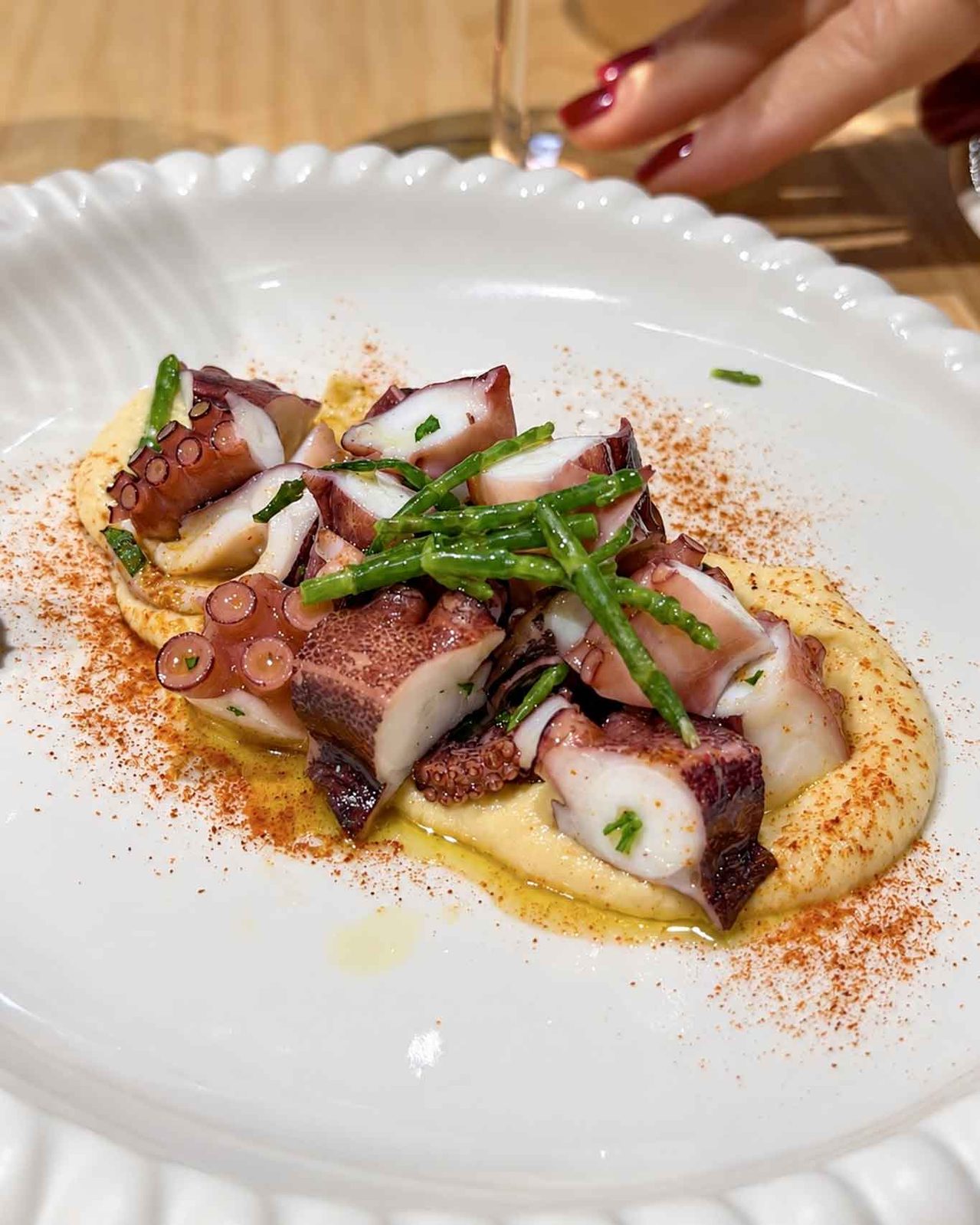 il polpo del ristorante tapas bar Joca a Napoli