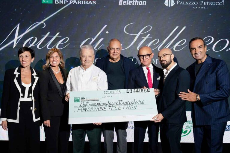 Notte di Stelle 2026 dona 190 mila euro a Fondazione Telethon