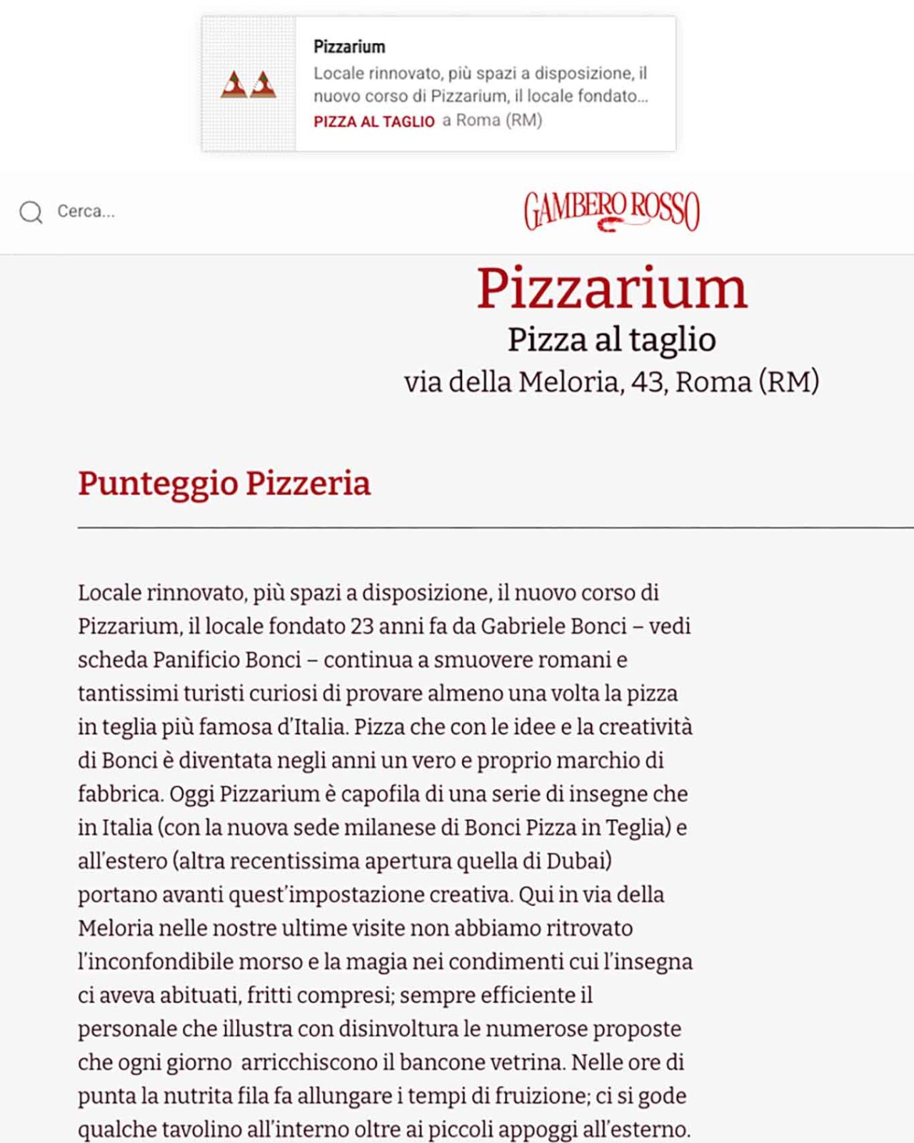 Gambero Rosso Guida pizzerie 2027, spoiler: Bonci perde 3 spicchi