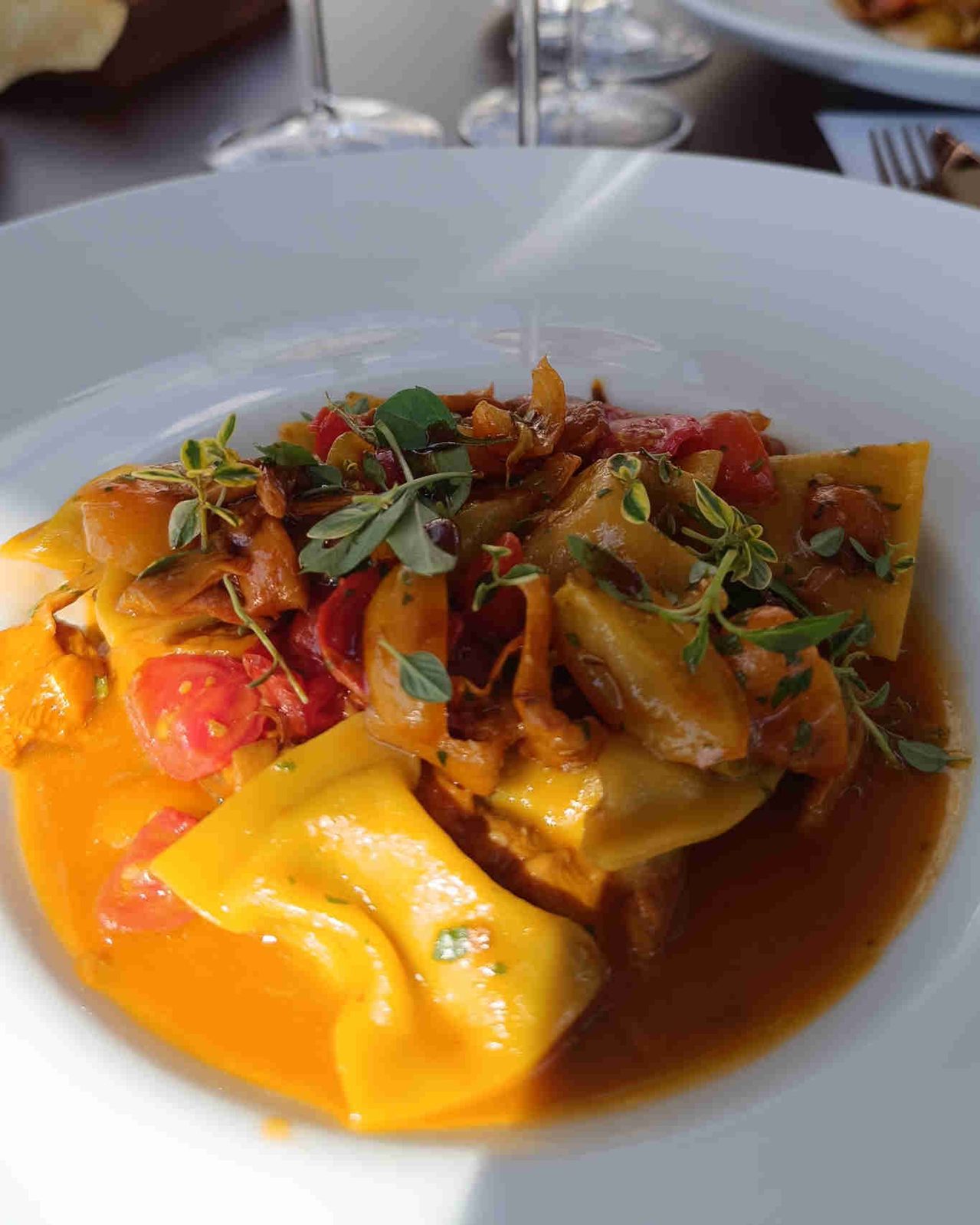 I ravioli di lingua di Simone Cammertoni per il Ristorante Divinity