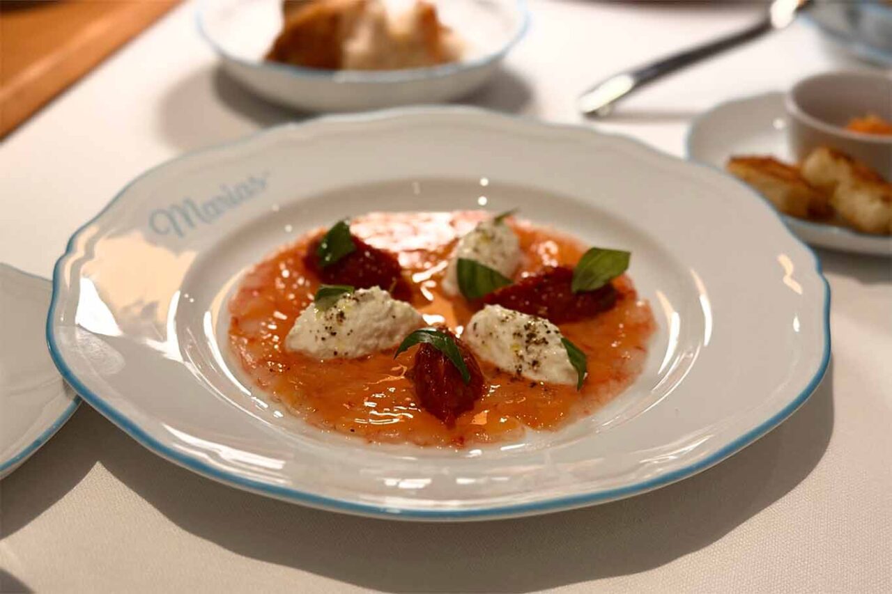 Ristorante Marias Forte dei Marmi battuta di crostacei