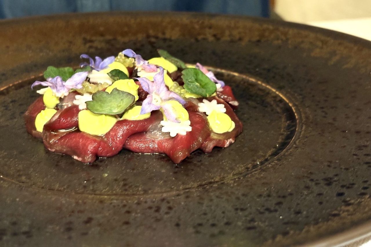 Ristorante Sadler Milano autunno carpaccio di cervo