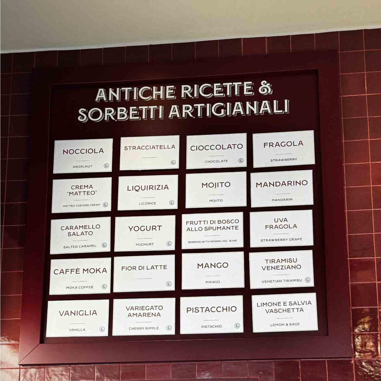 antica gelateria milano matteo gusti gelato
