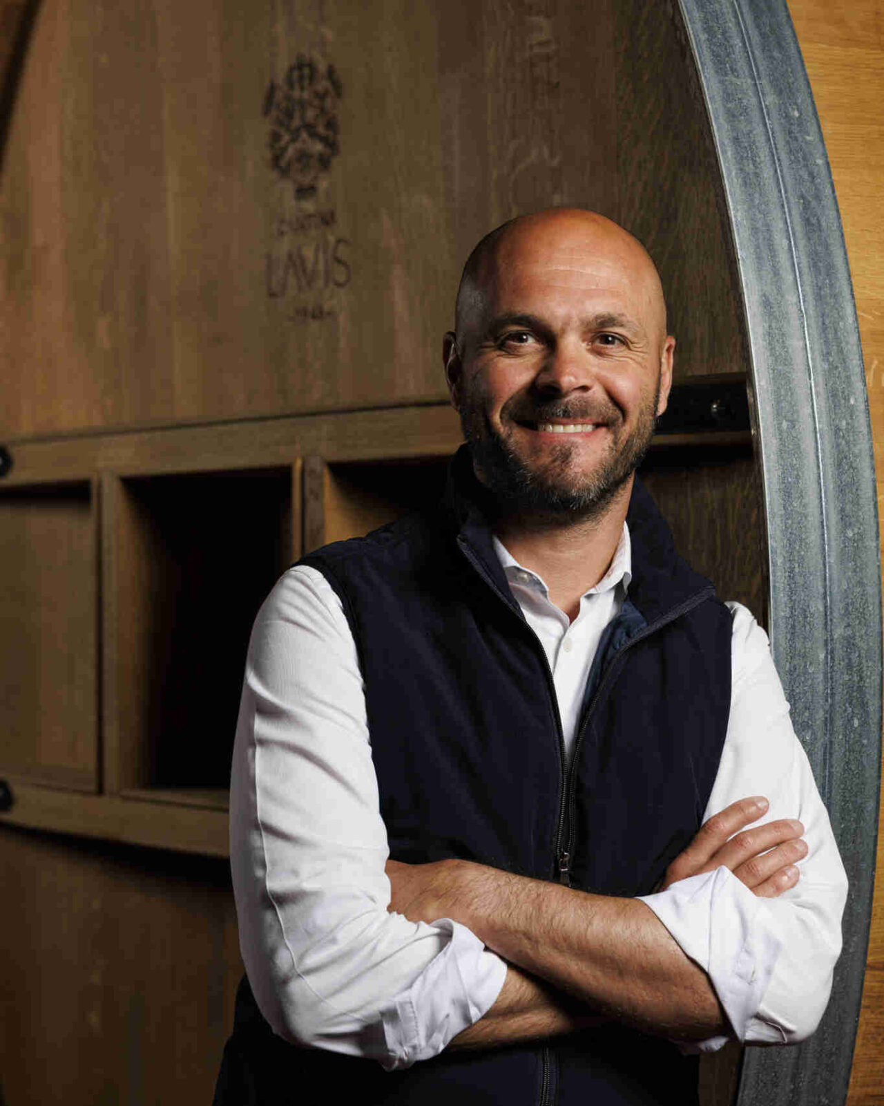 Ezio Dallagiacoma enologo e direttore tecnico della cantina La-Vis in Trentino