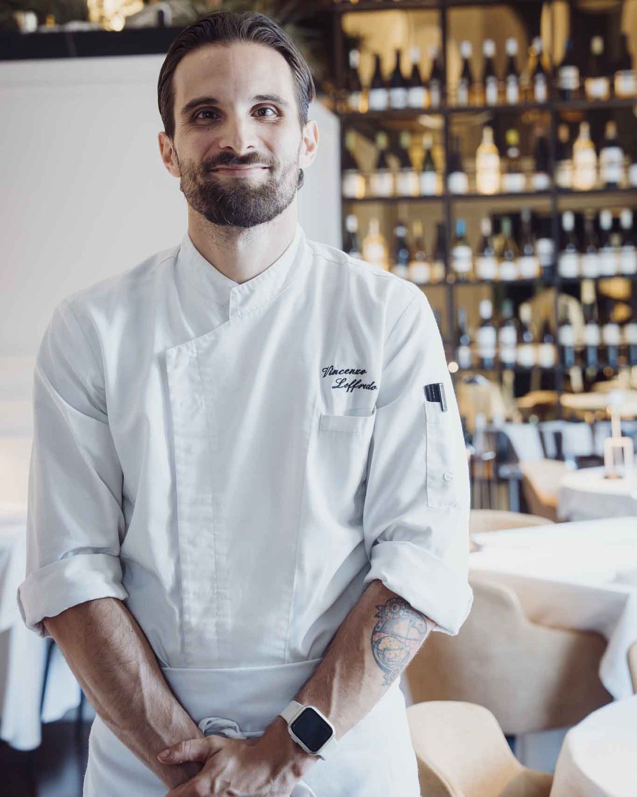 lo chef del ristorante di pesce Ottavio a Roma