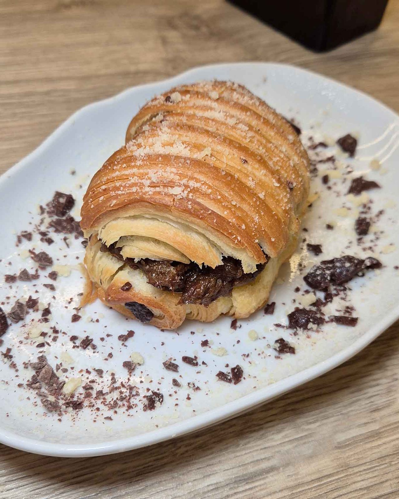 serata pizzerie Bro e I Vesuviani: pain au chocolat genovese