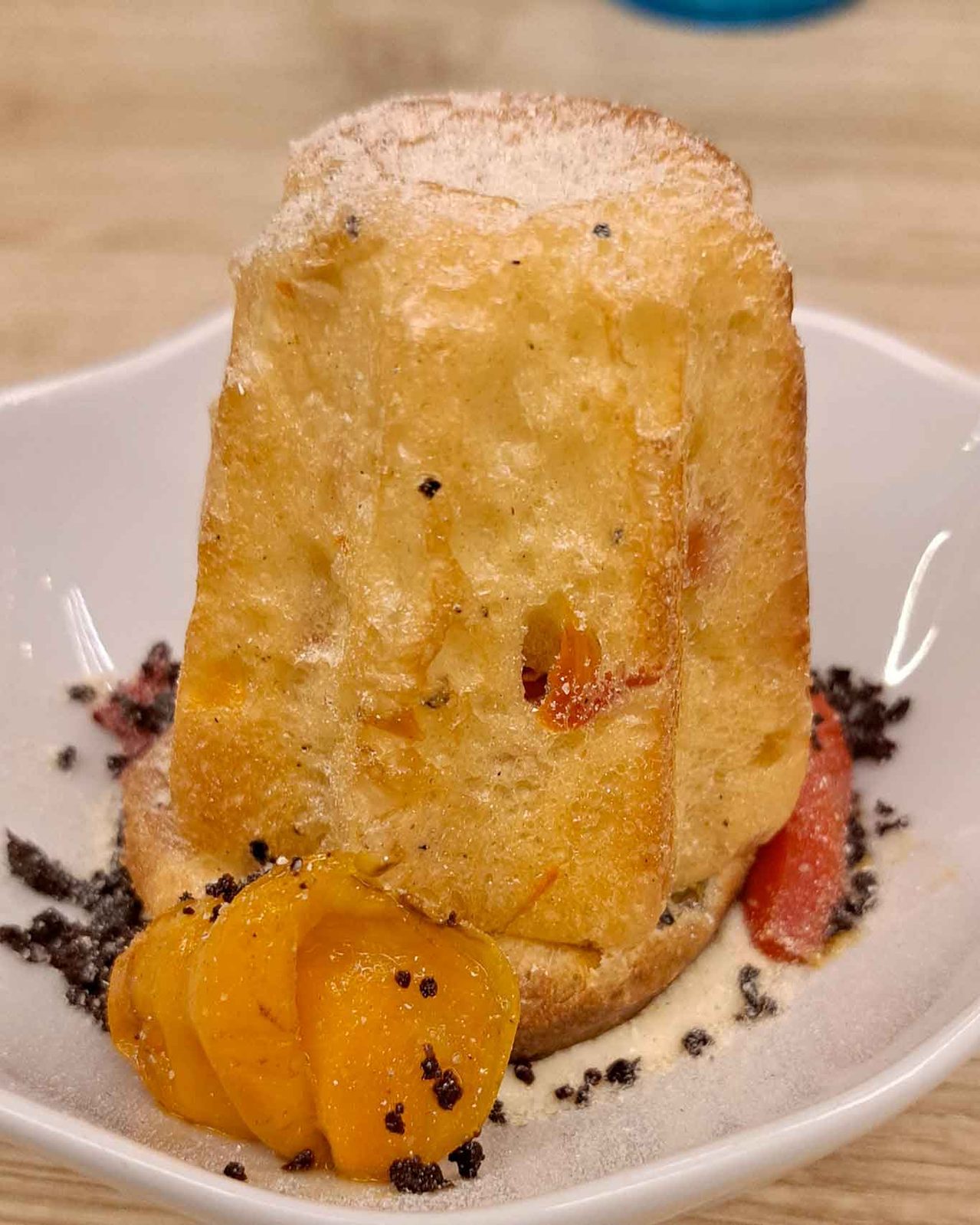 serata pizzerie Bro e I Vesuviani: pandoro alle papaccelle