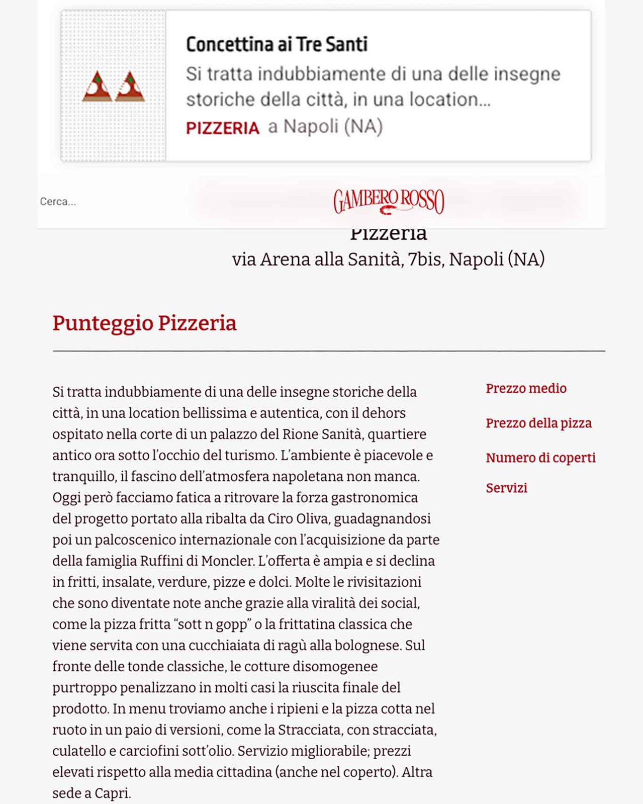 spoiler Guida Pizzerie Gambero Rosso 2027: Ciro Oliva perde i 3 Spicchi
