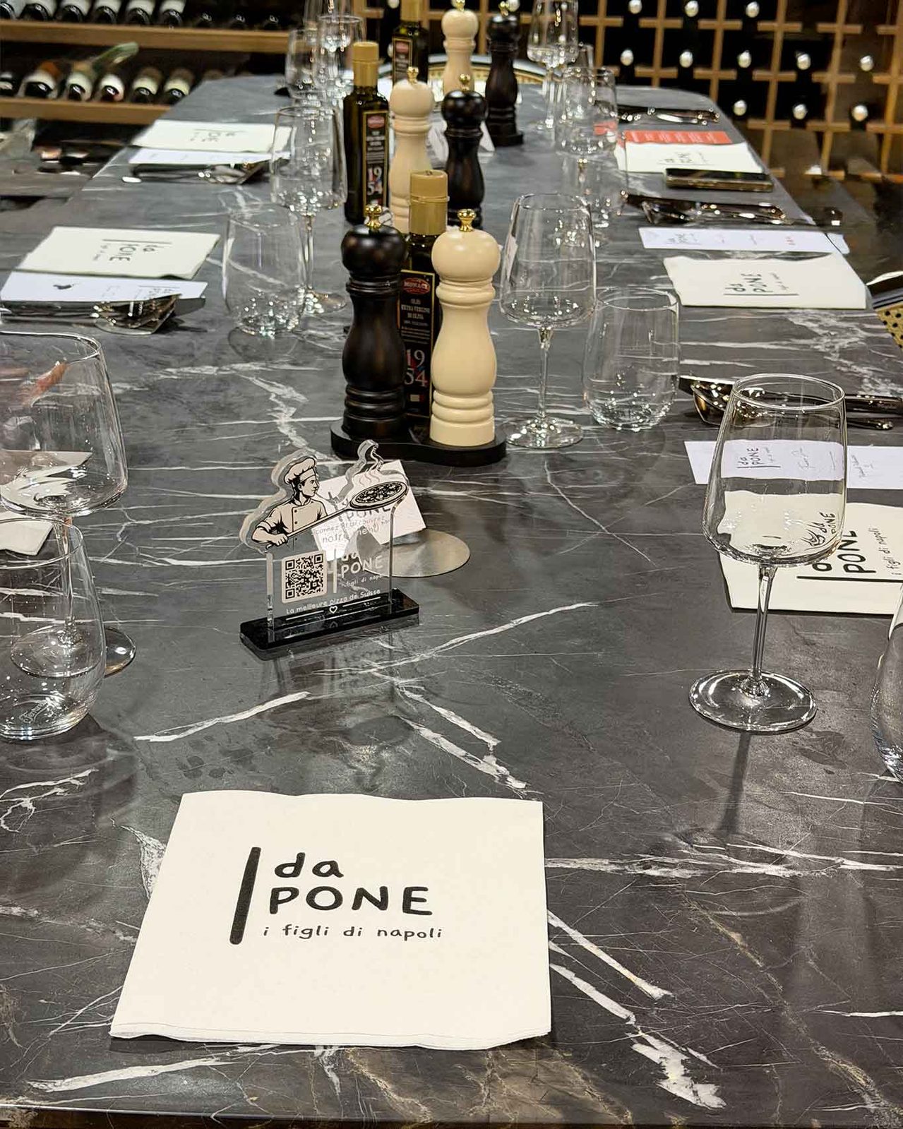 la pizzeria Da Pone a Neuchâtel in Svizzera