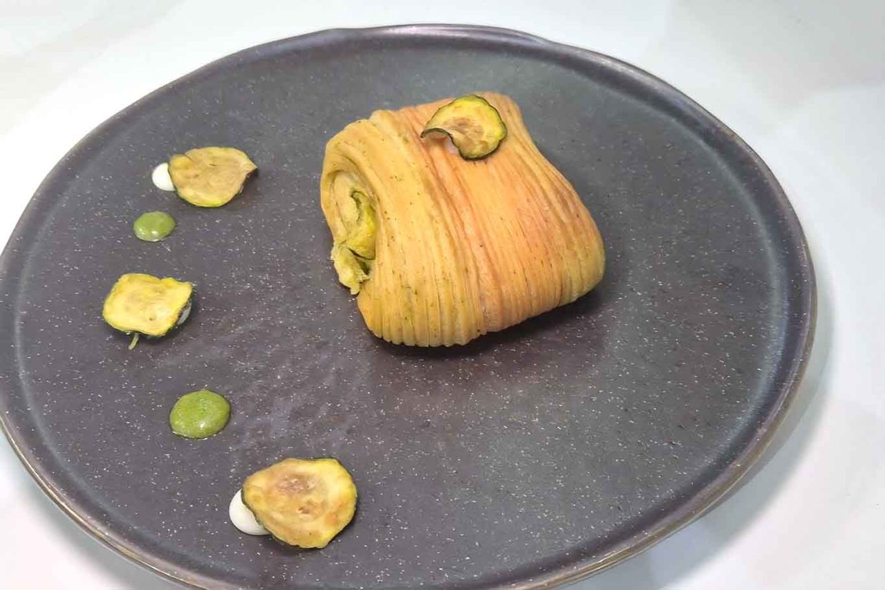 il pain suisse alla Nerano della pizzeria Lombardi a Maddaloni