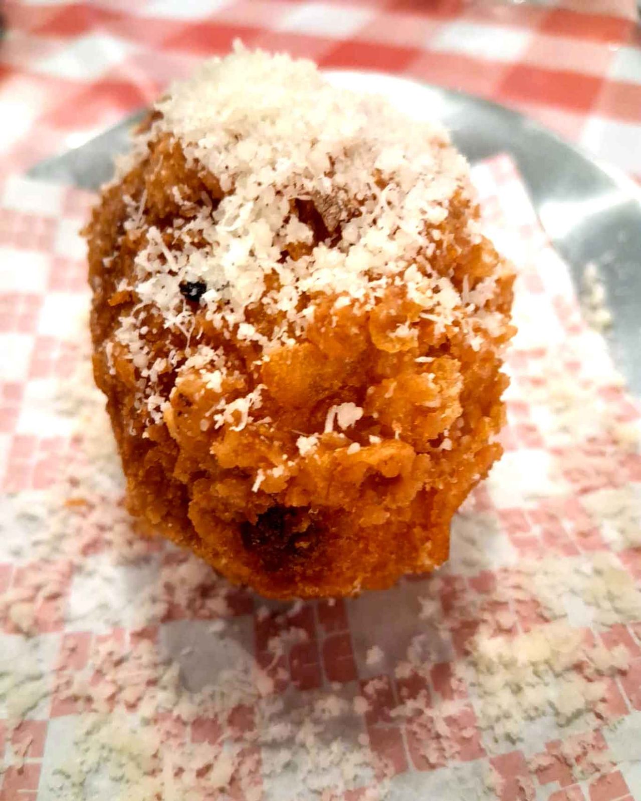 il supplì della pizzeria Osteria Futura ad Iglesias