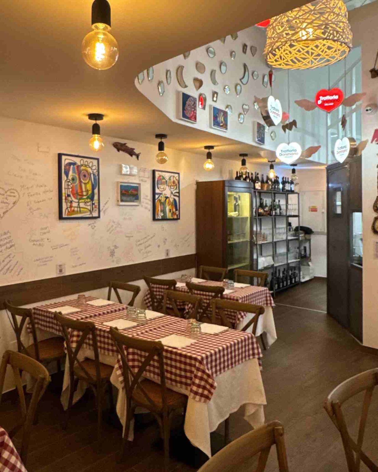 rattoria don mario milano interno