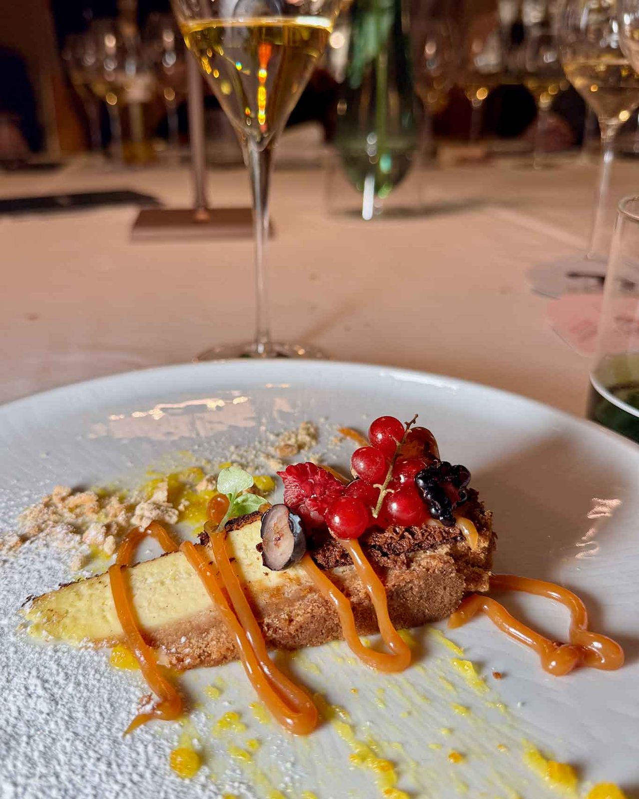 il dolce della cena Altemasi al ristorante Crudorè a Napoli