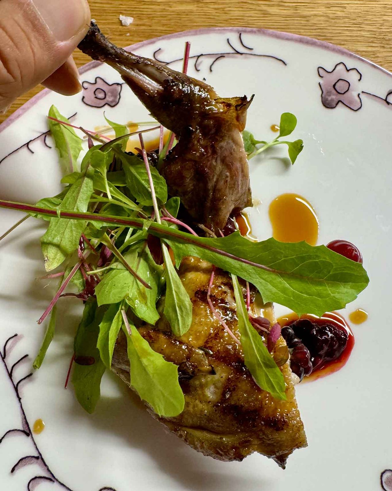 la quaglia del ristorante Cucina Uvenude a Salerno