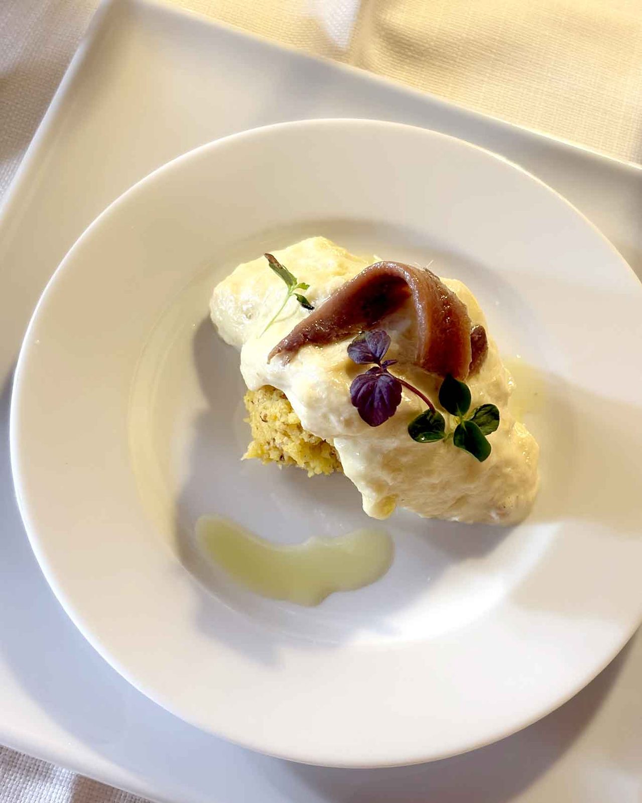 il baccalà del ristorante la Locanda dell'Annunciata a Palazzago vicino Bergamo