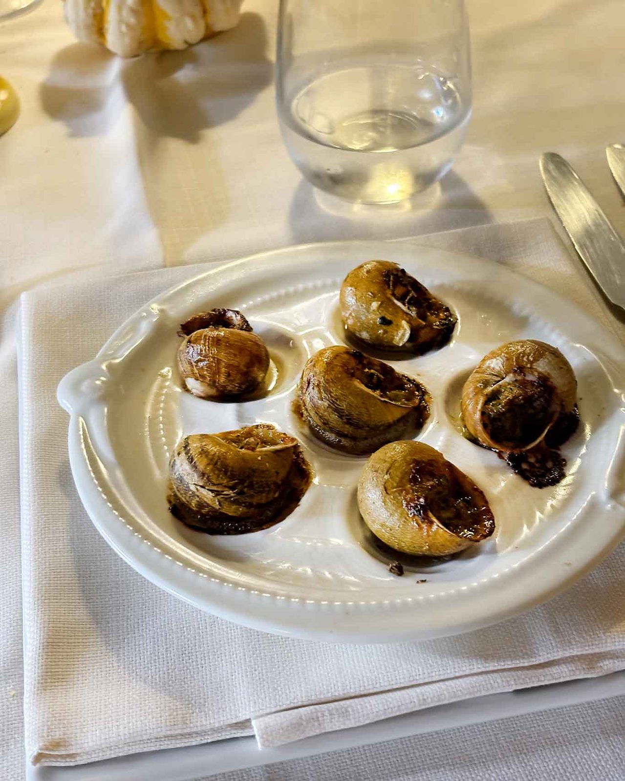 le lumache del ristorante la Locanda dell'Annunciata a Palazzago vicino Bergamo