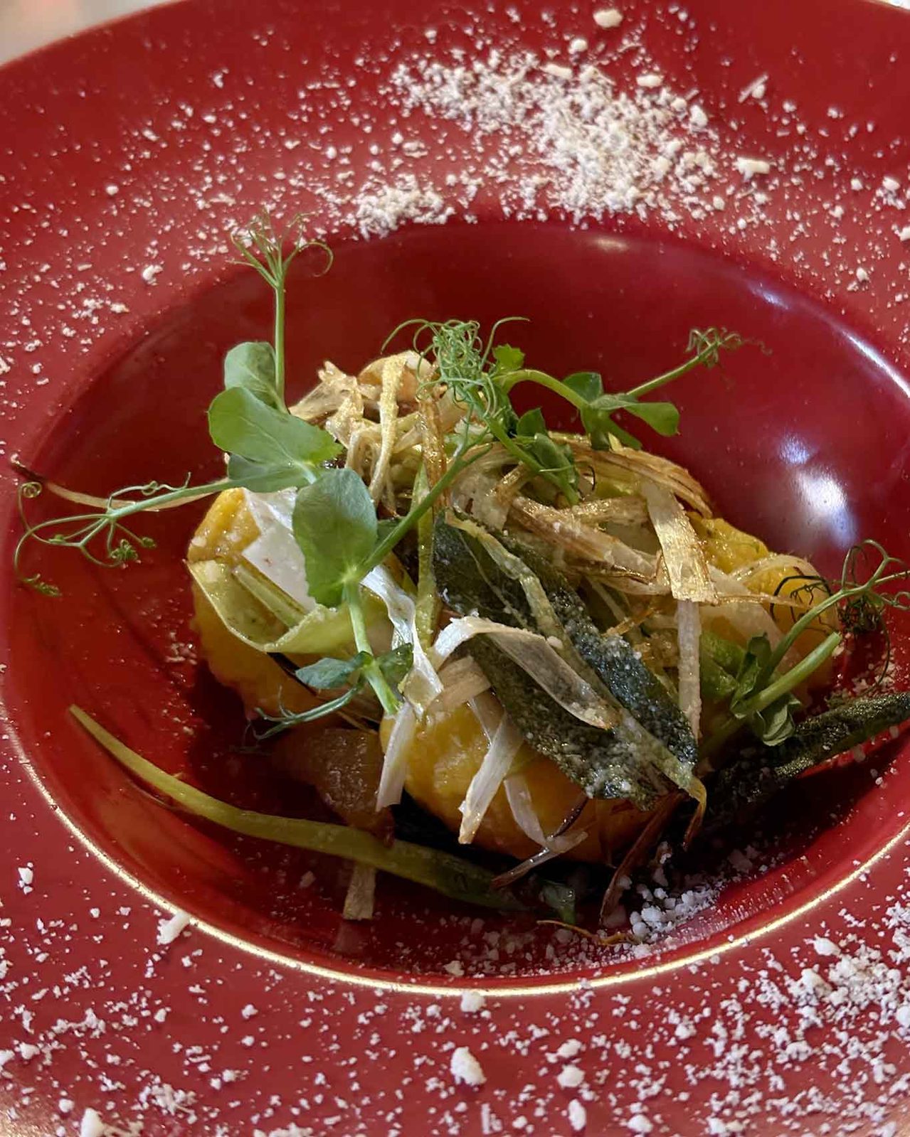 la pasta del ristorante la Locanda dell'Annunciata a Palazzago vicino Bergamo