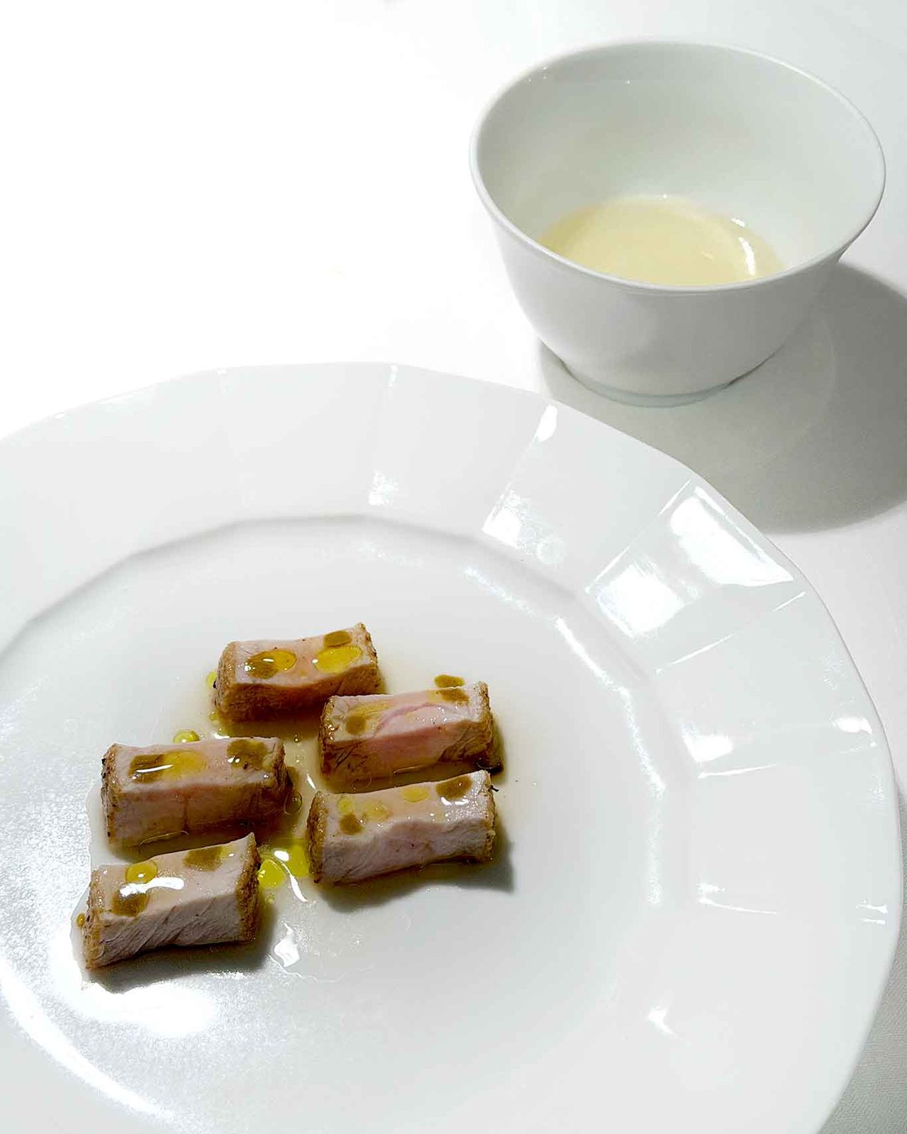 maiale in carpione del ristorante Reale di Niko Romito a Castel di Sangro