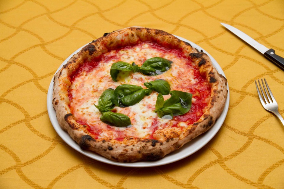 pizza margherita da Pasqualino Rossi