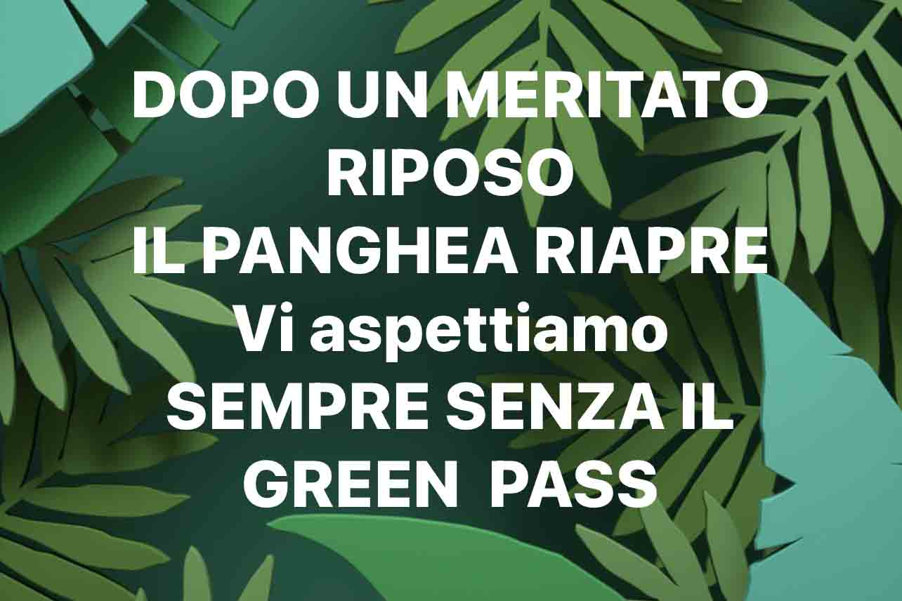 Ristorante Panghea no green pass