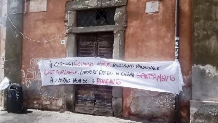 Borghese Livorno protesta