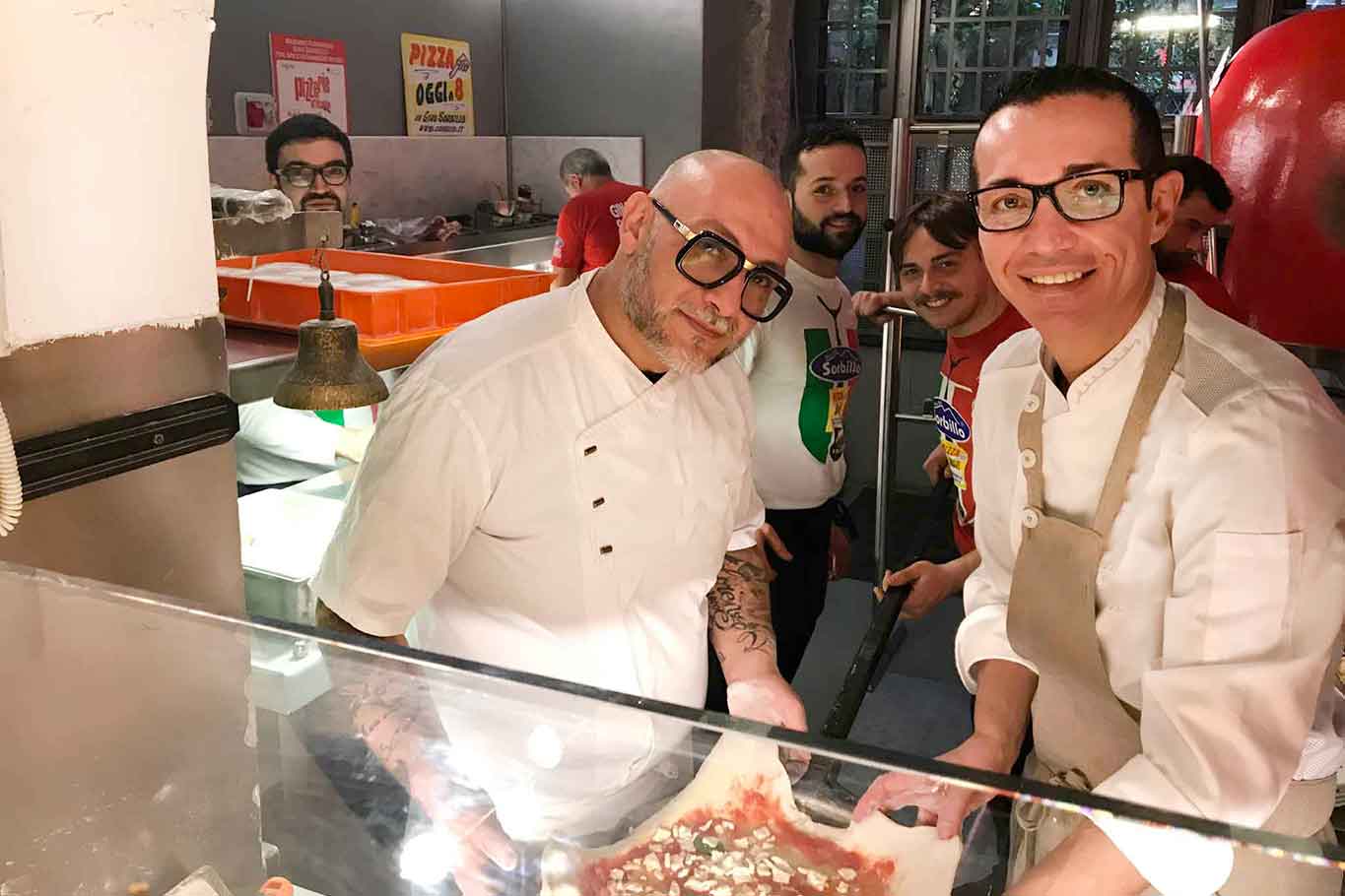 Francesco Martucci e Gino Sorbillo pizzaioli talk Scatti di Gusto