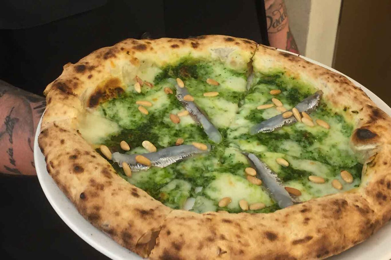 pizza Francesco Martucci al Sophia Loren Restaurant Milano 